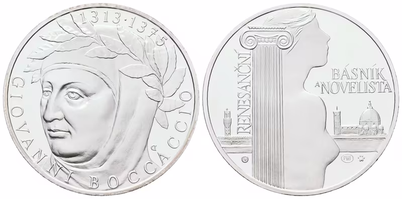 AR Medaile b.l. (2013) - Giovanni Boccaccio - 700. výročí narození