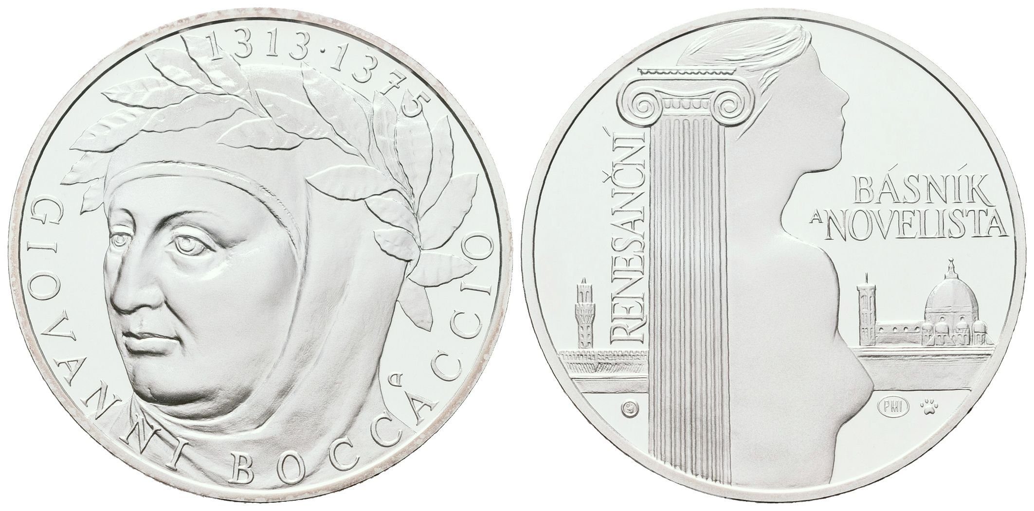 AR Medaile b.l. (2013) - Giovanni Boccaccio - 700. výročí narození