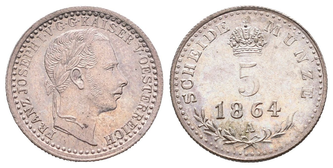 5 Krejcar 1864 A