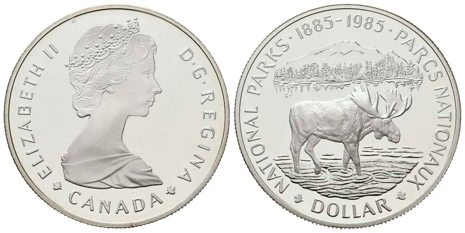 Kanada, Dollar 1985 - Národní parky