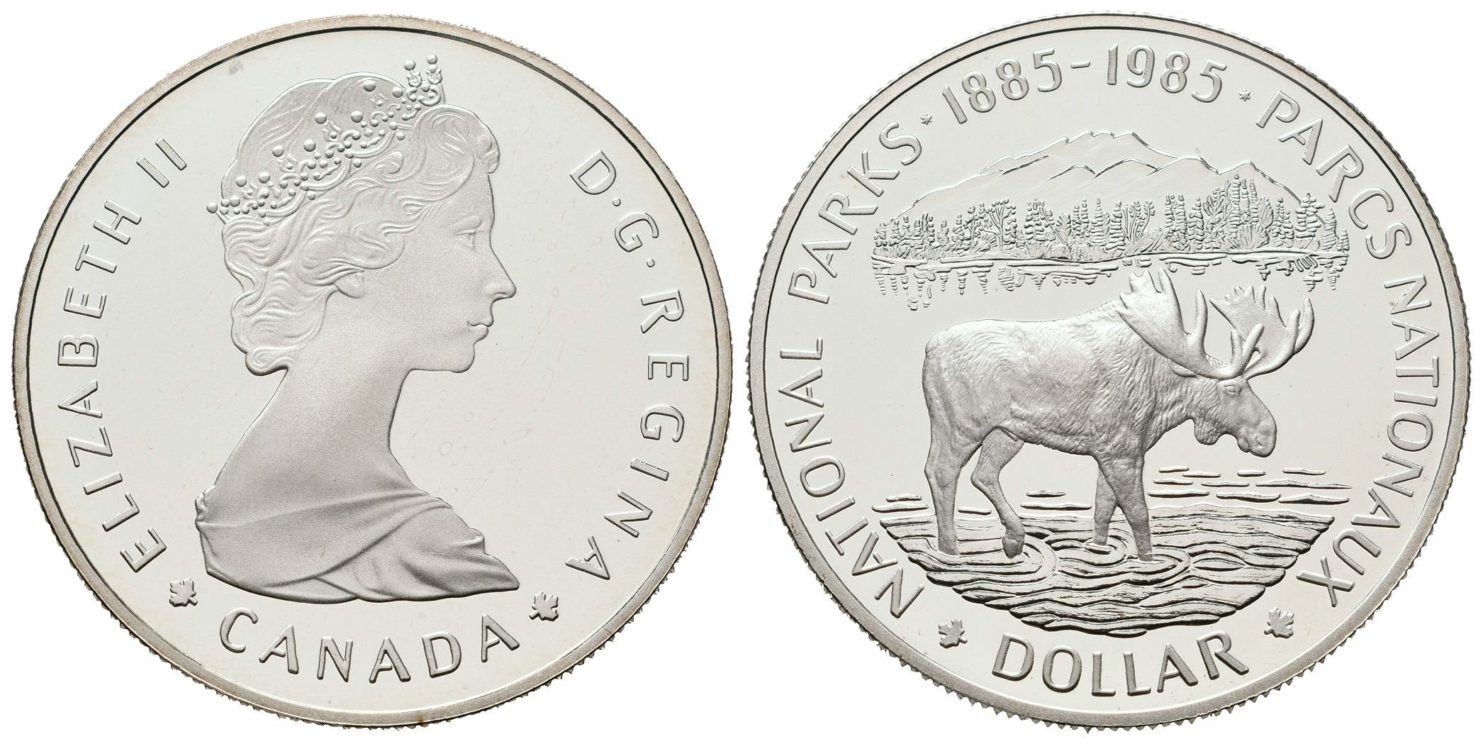 Kanada, Dollar 1985 - Národní parky