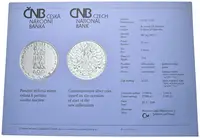 200 Kč 2001 - Počátek nového tisíciletí, kapsle, certifikát — 2