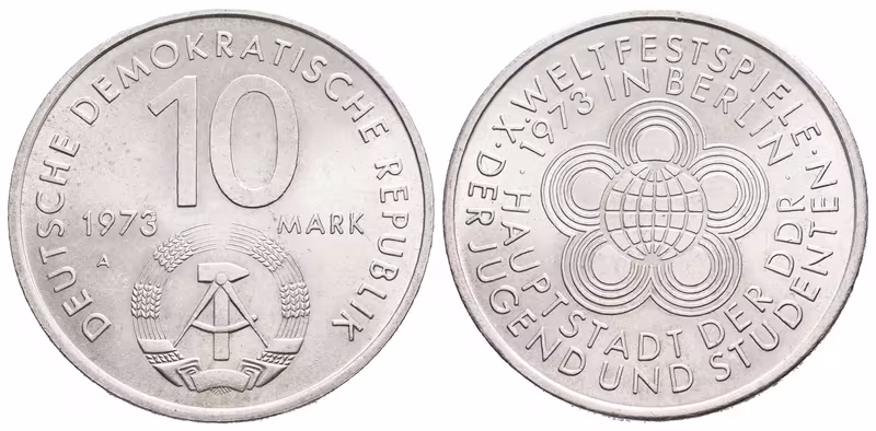 DDR, 10 Marka 1973 - Studentské hry
