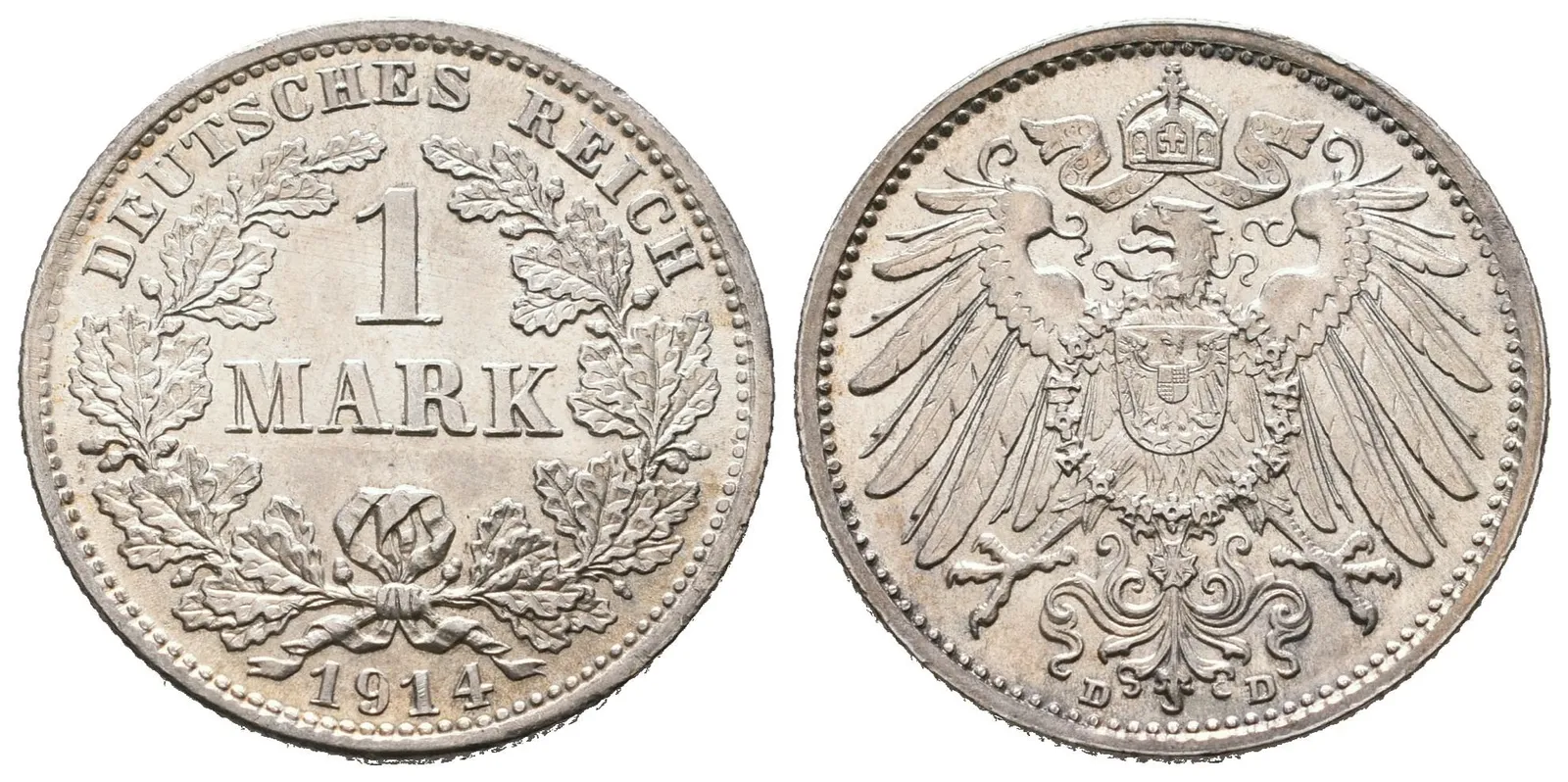 Německé císařství, 1 Marka 1914 D