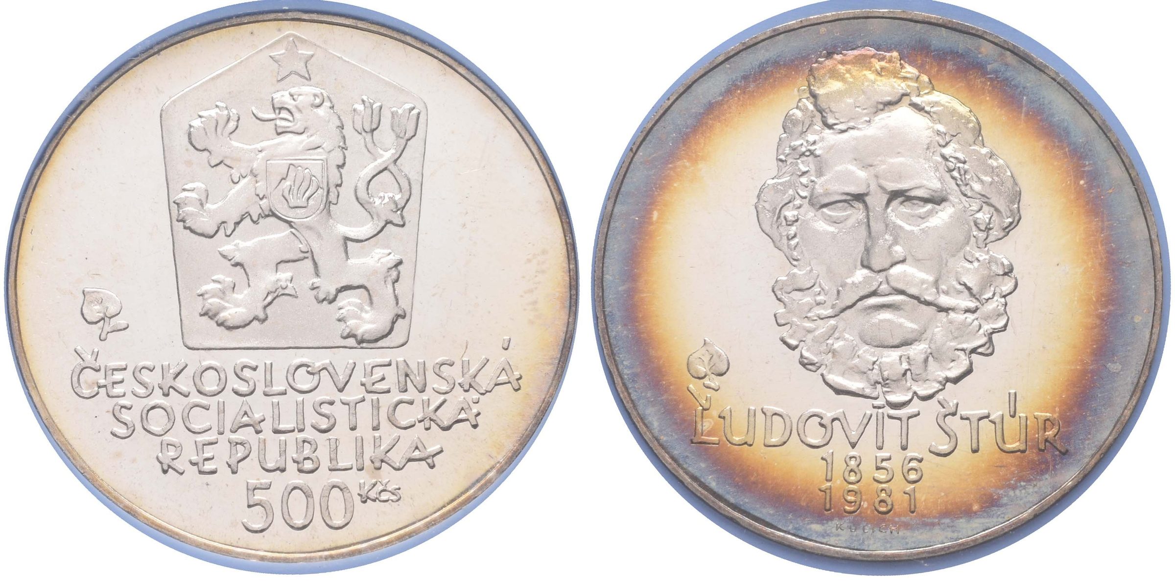 500 Kčs 1981 - Ludovít Štúr, PROOF