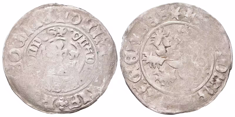 Vladislav II. Jagellonský, Pražský groš, Há. IX/X