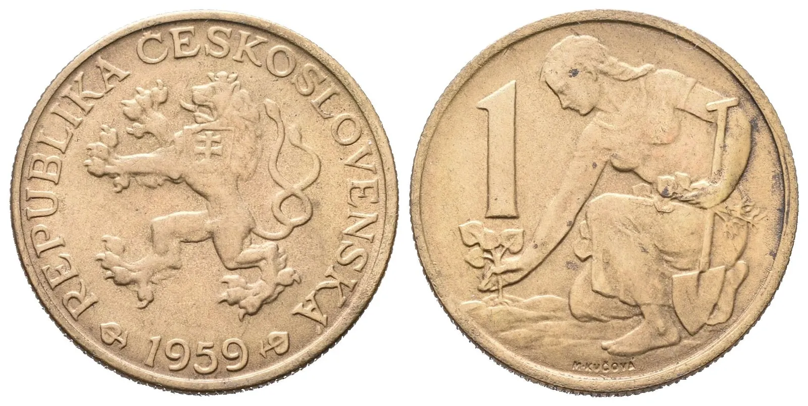 1 Koruna 1959