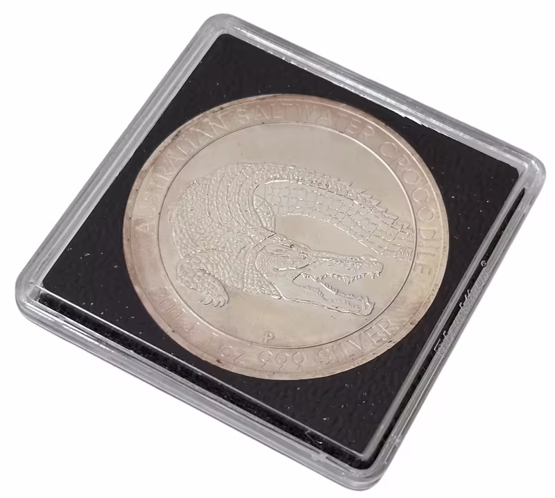 40 mm - Plastová kapsle/bublinka na mince QUADRUM - 1 kus