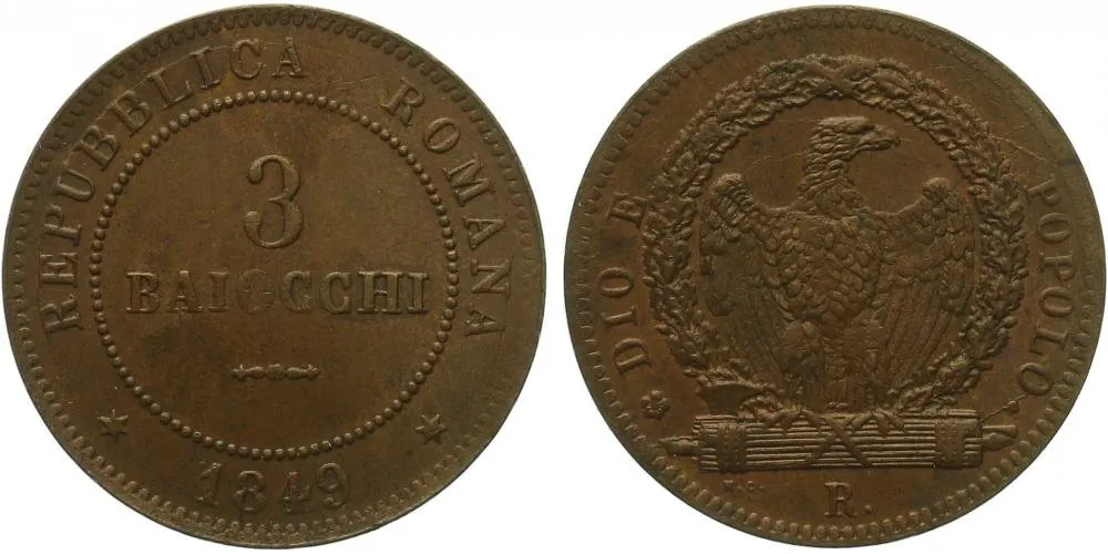Vatikán - Římská republika, 1848 - 1849 — 1