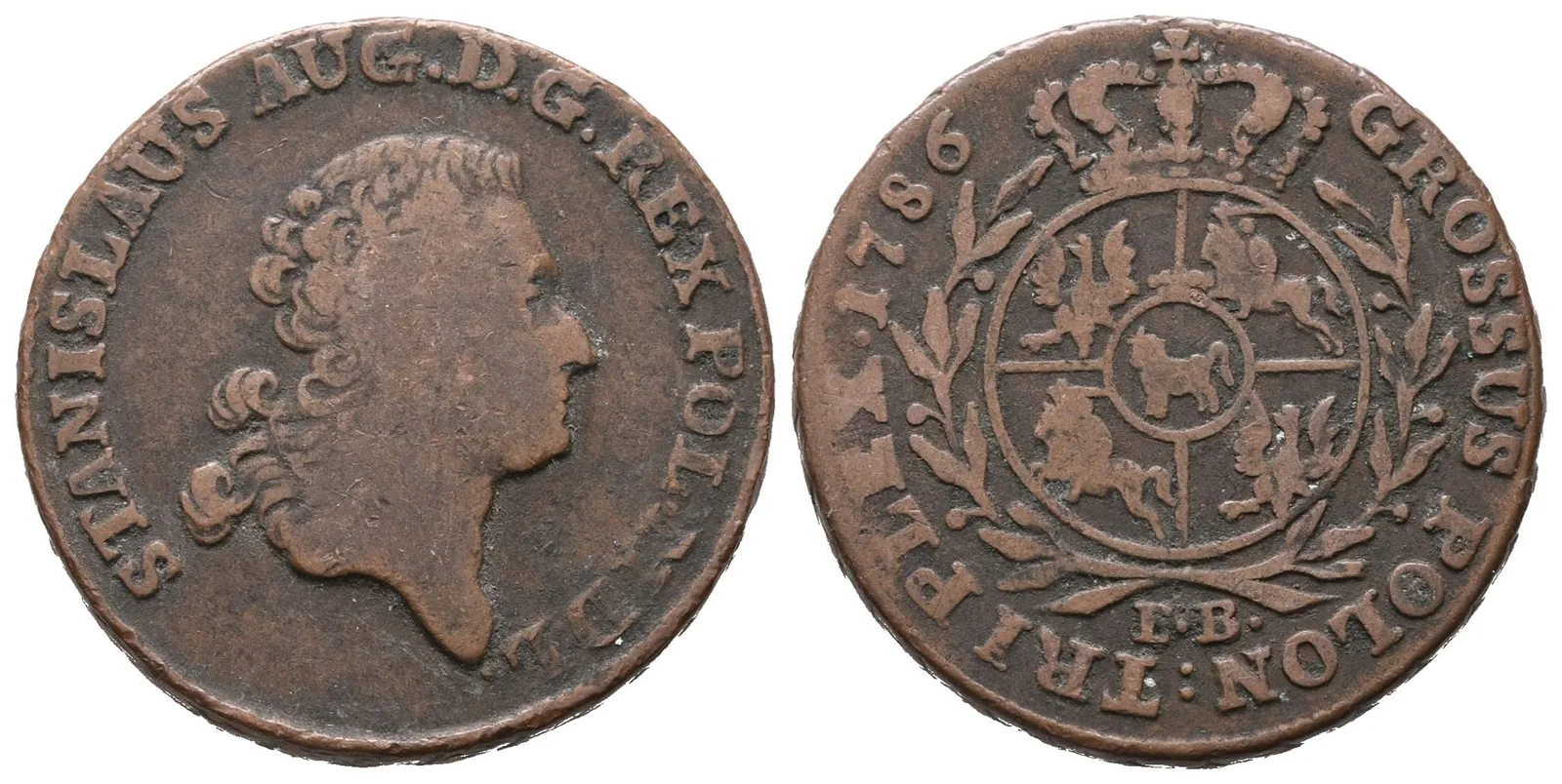 Polsko, 3 Groš 1786 EB