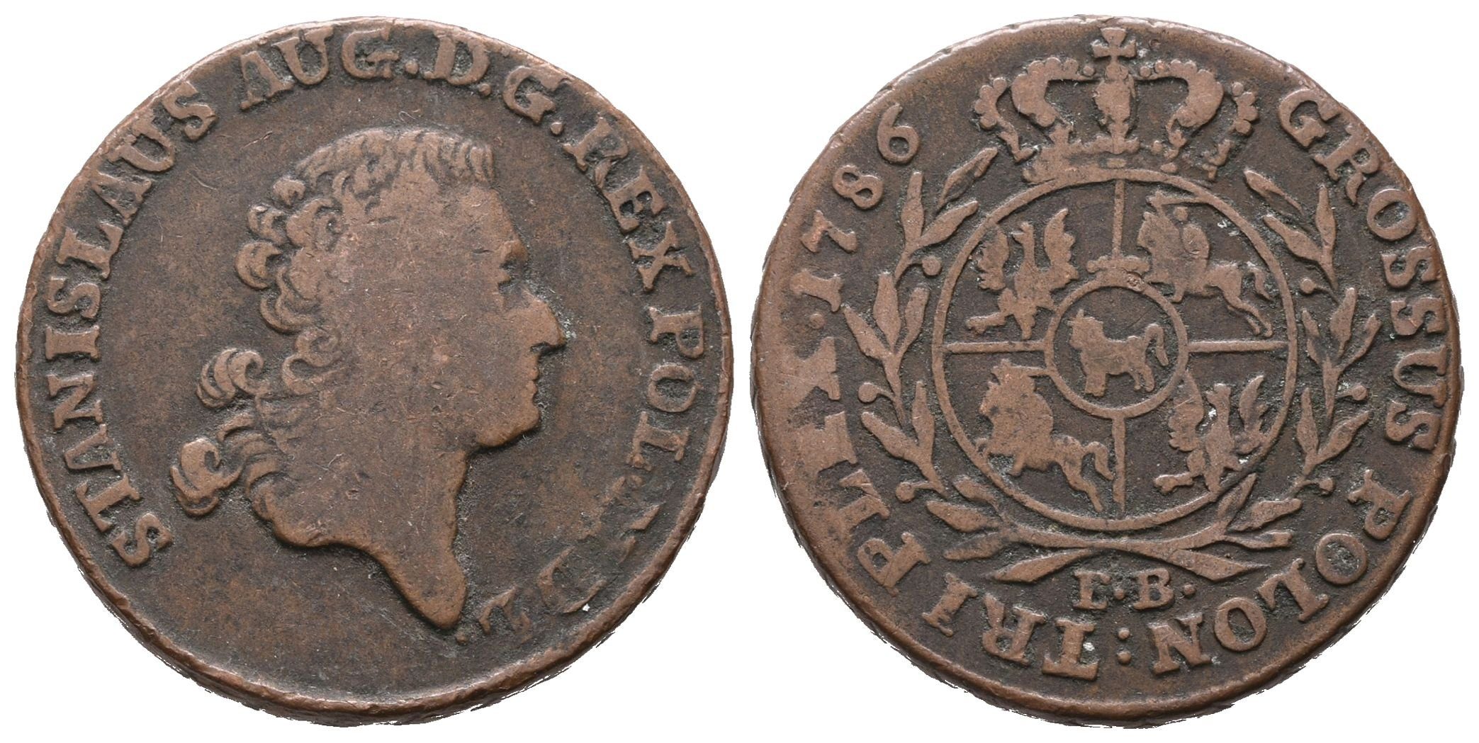 Polsko, 3 Groš 1786 EB