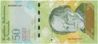 Venezuela, 50 Bolivares 2011, P.92e