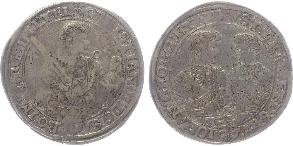 Sasko, Christian II., Johann Georg I. a August, 1591 - 1611 — 1