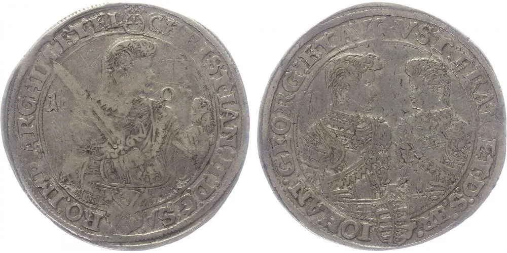 Sasko, Christian II., Johann Georg I. a August, 1591 - 1611 — 1