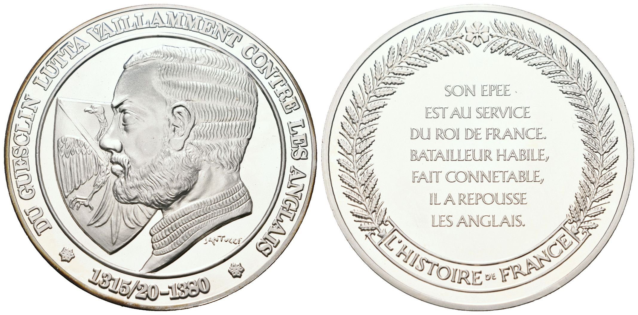 Francie - AR Medaile b.l. - Duguesclin