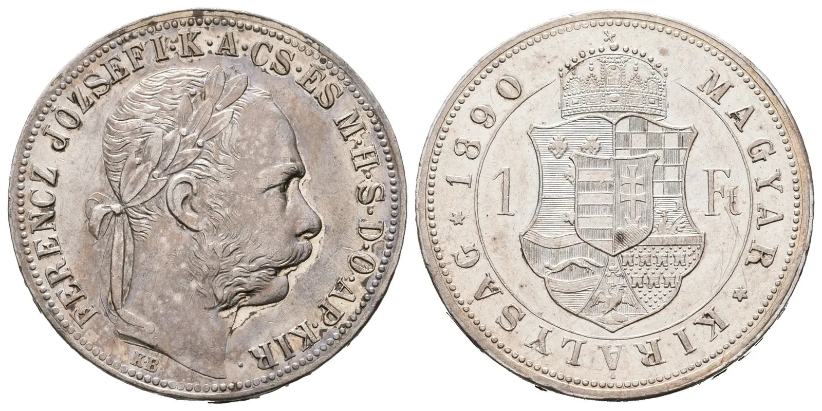 Zlatník 1890 KB, se znakem Fiume