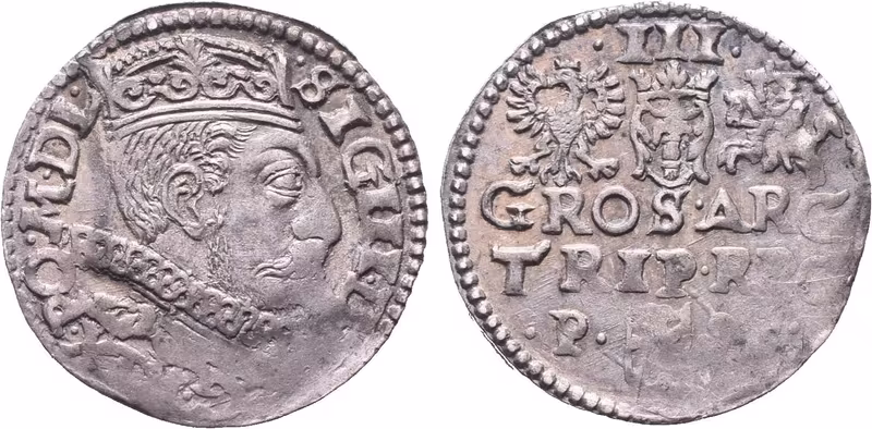 Polsko, III Groš 1599, Poznaň