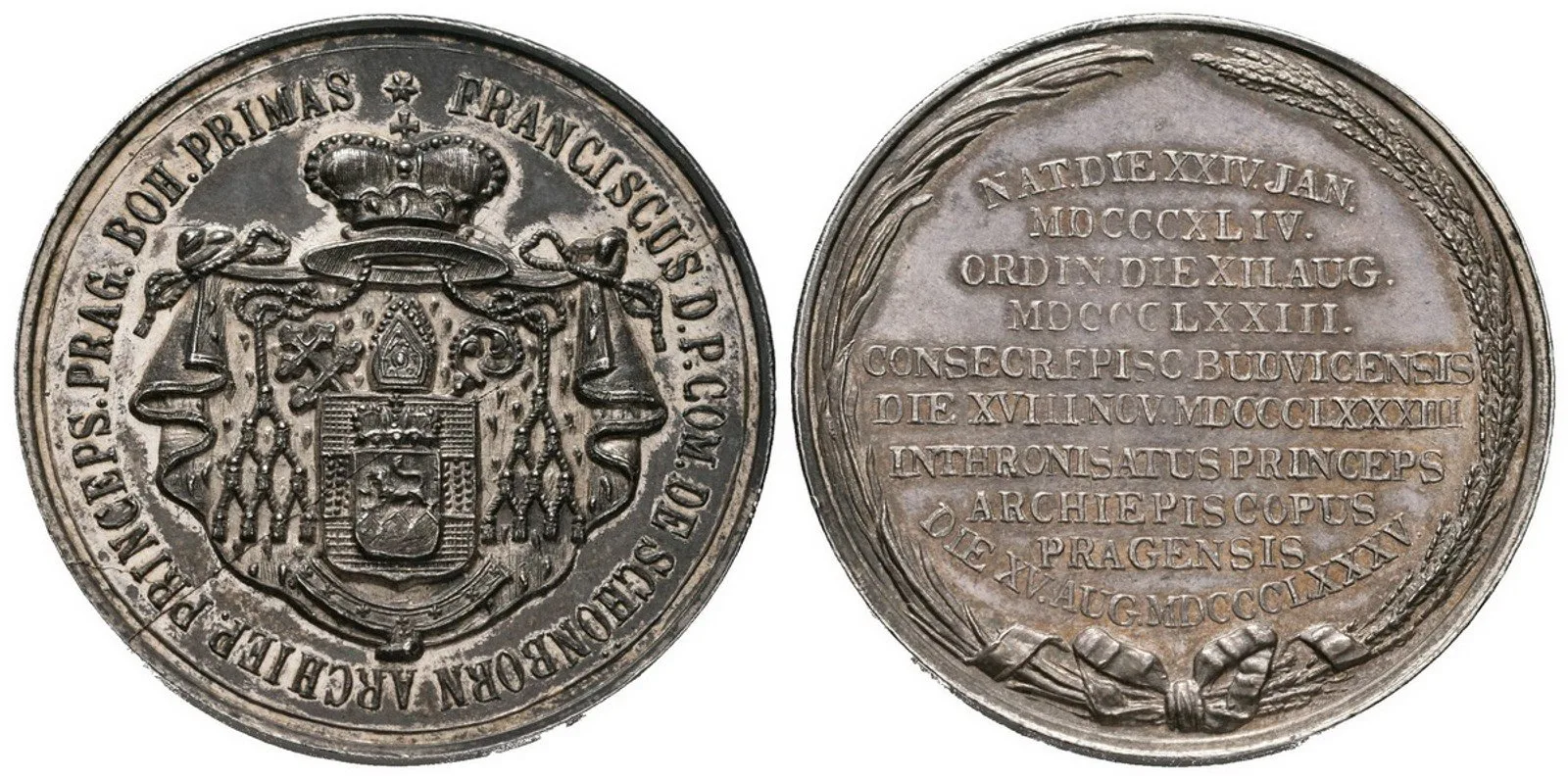 Praha - arcibiskupství, František de Paula hrabě Schönborn, 1885 - 1899 — 1