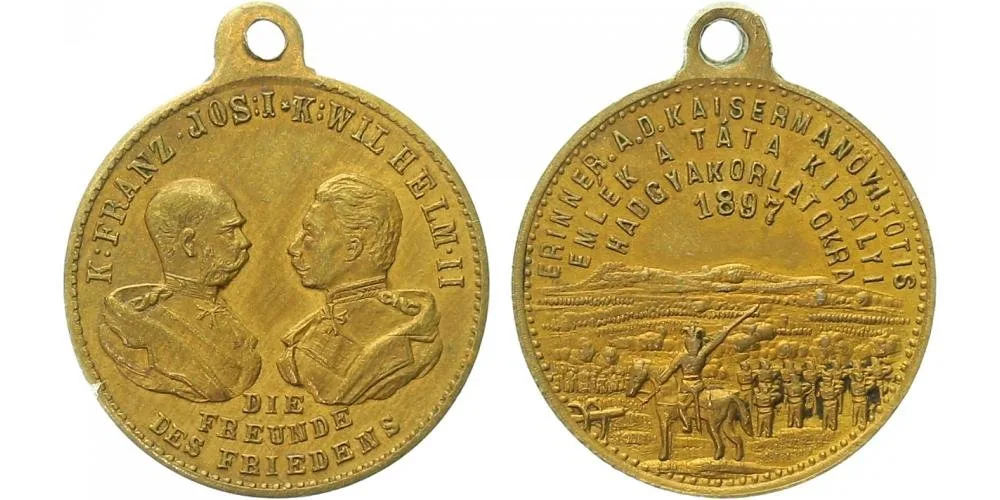 František Josef I., medaile vojenských manévrů — 1