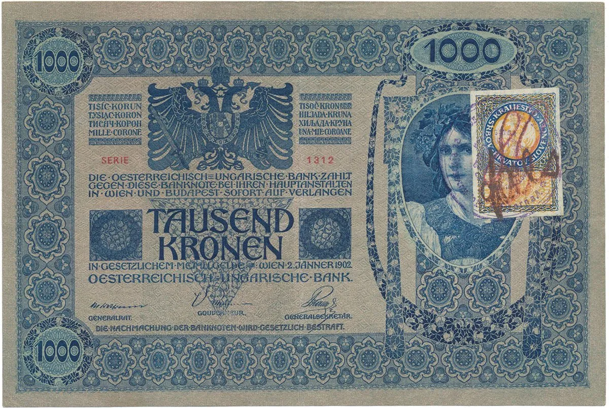 Razítkované R-U bankovky na Balkáně 1919-1921 — 1