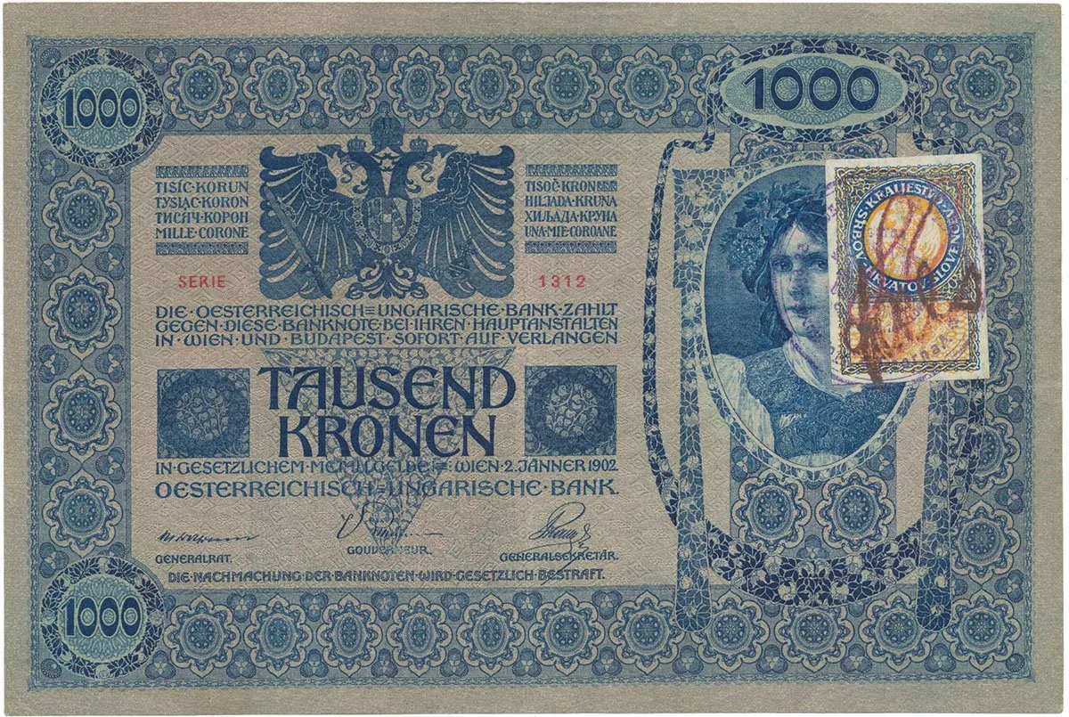 Razítkované R-U bankovky na Balkáně 1919-1921 — 1