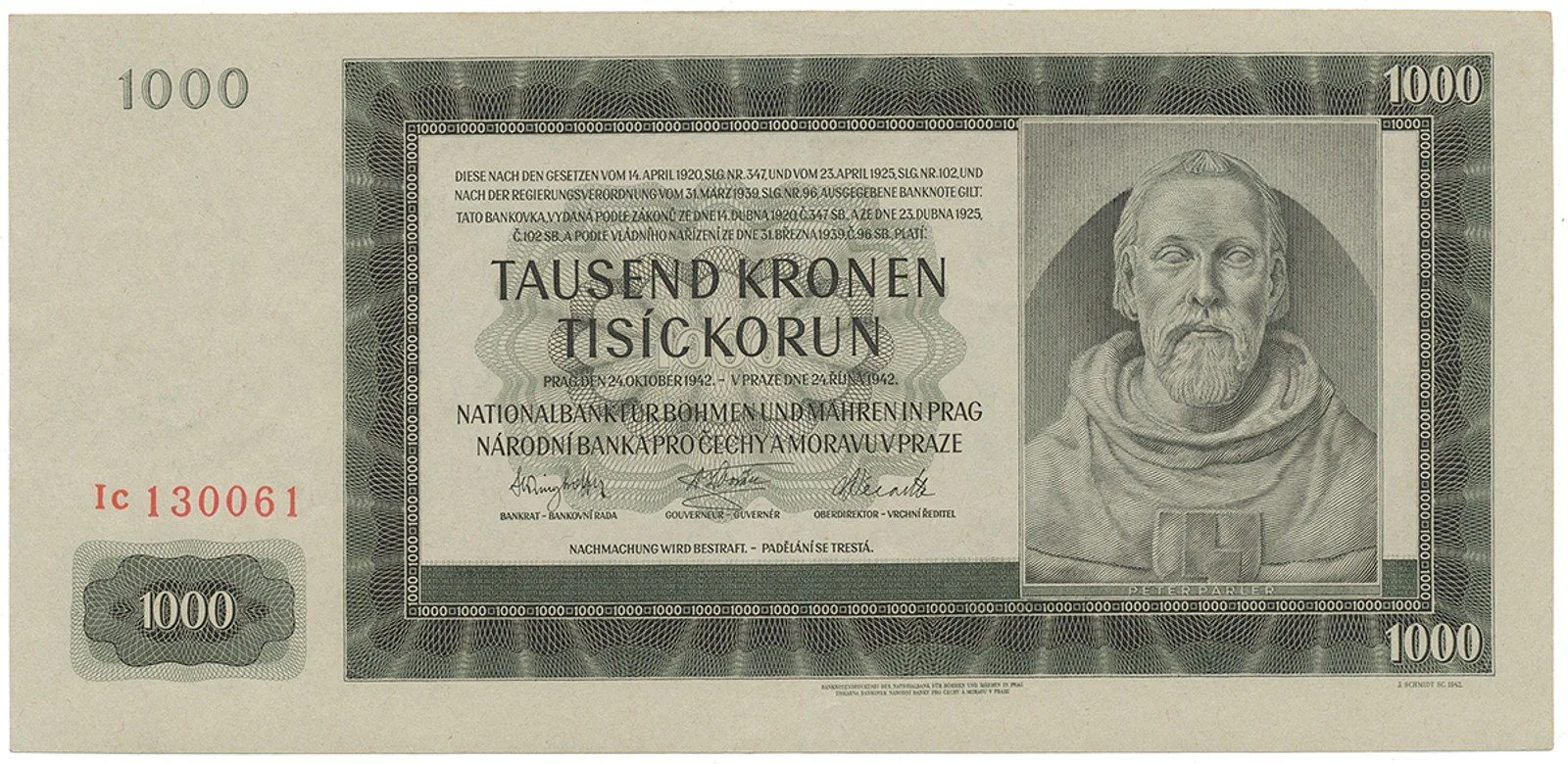 Protektorát Čechy a Morava, 1939 - 1945 — 1