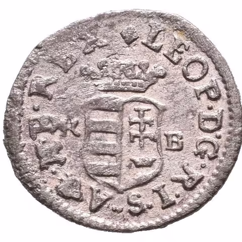 Duarius 1701 KB, Kremnica, Husz.1499, pěkná zachovalost, patina, zbytky lesku