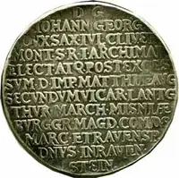 Sasko, Johann Georg I., 1615 - 1656 — 2