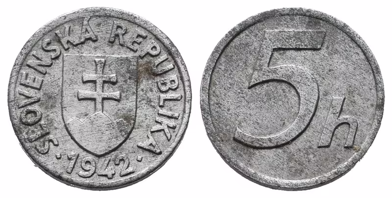 5 Haléř 1942, vzácný