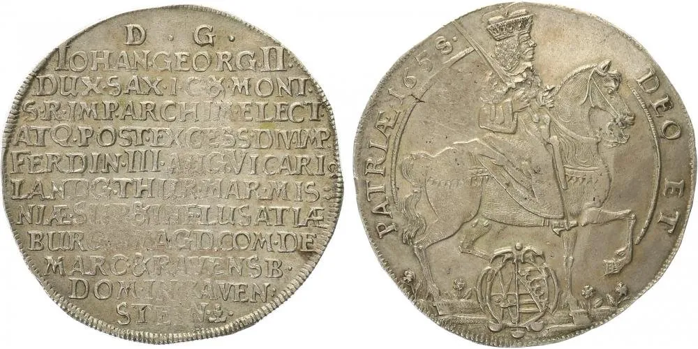 Sasko, Johann Georg II., 1656 - 1680 — 1