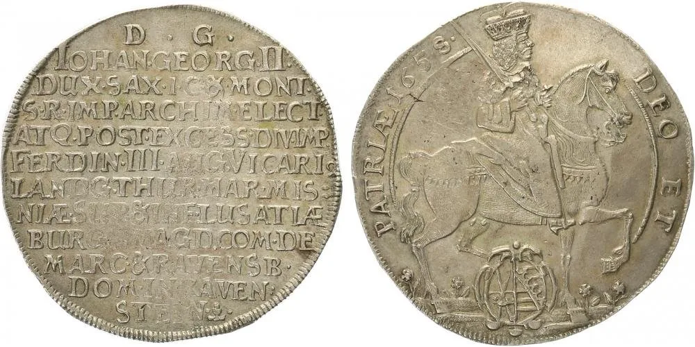 Sasko, Johann Georg II., 1656 - 1680 — 1