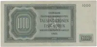 1000 Koruna 1942, I. vydání, série E, Hej.38a - fotografie 2