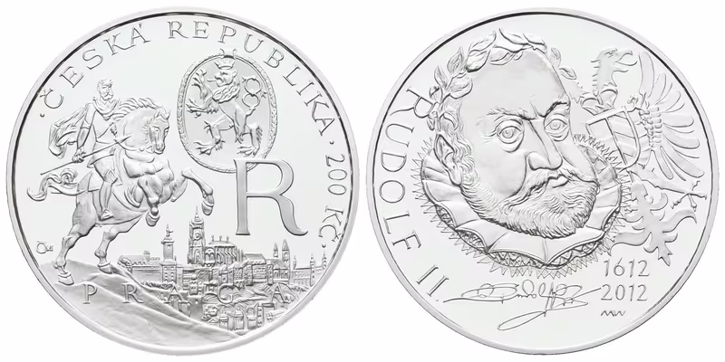 200 Kč 2012 - Rudolf II., PROOF