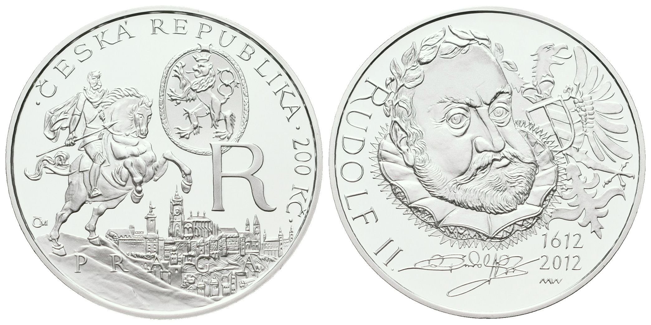200 Kč 2012 - Rudolf II., PROOF