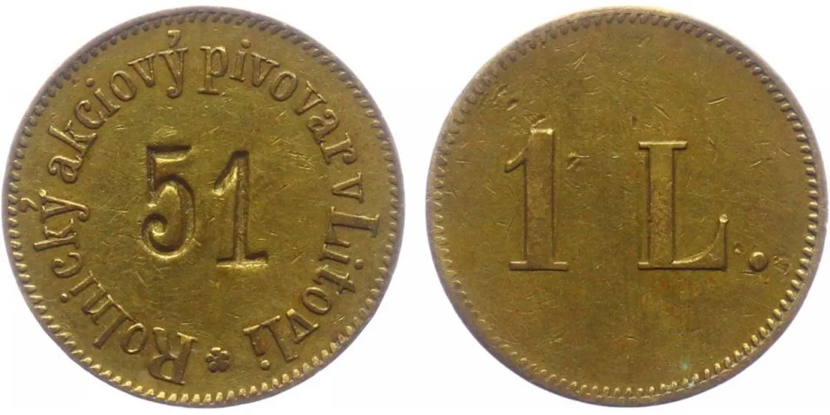 Chmelové a pivní známky — 1