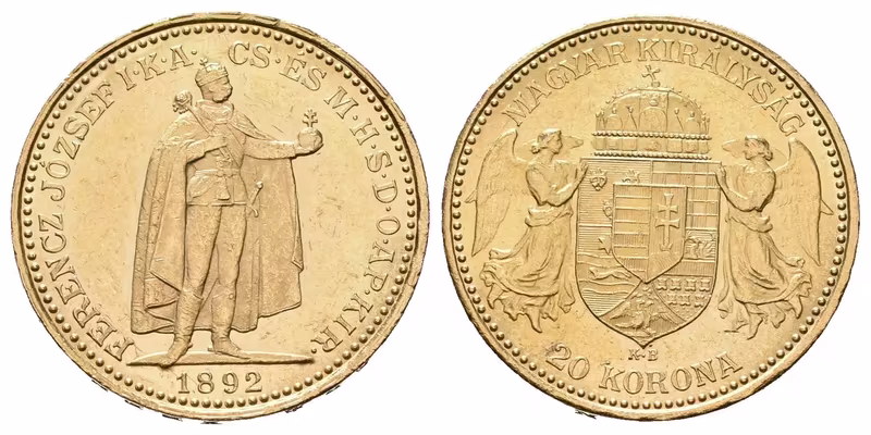 20 Koruna 1892 KB
