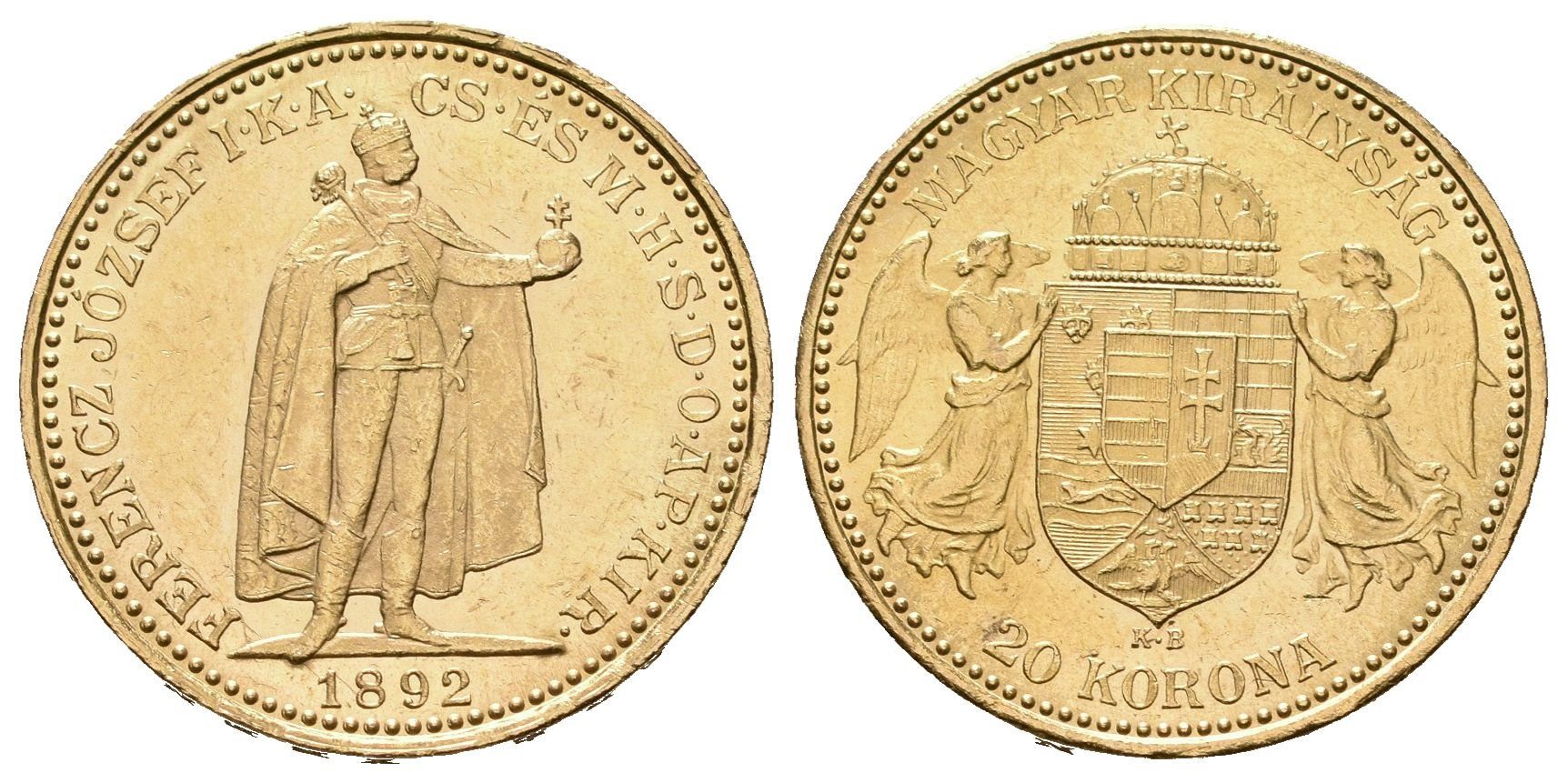 20 Koruna 1892 KB