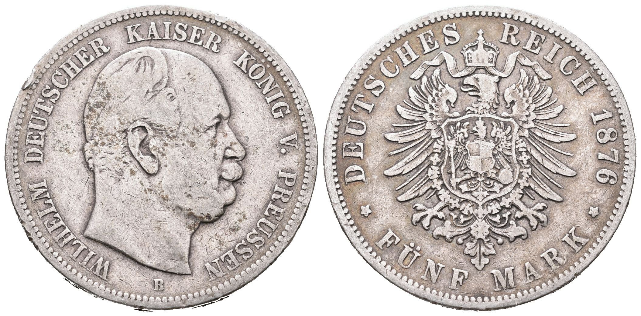 Prusko, 5 Marka 1876 B