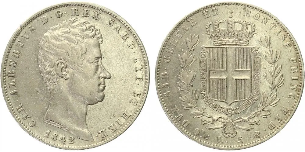 Itálie - Sardinie, Carlo Alberto, 1831 - 1849 — 1
