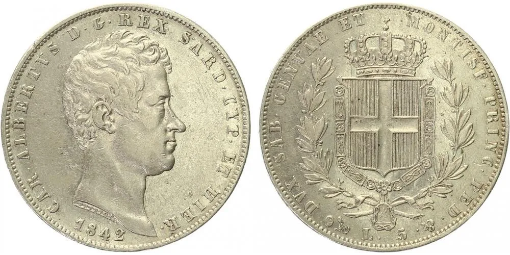 Itálie - Sardinie, Carlo Alberto, 1831 - 1849 — 1