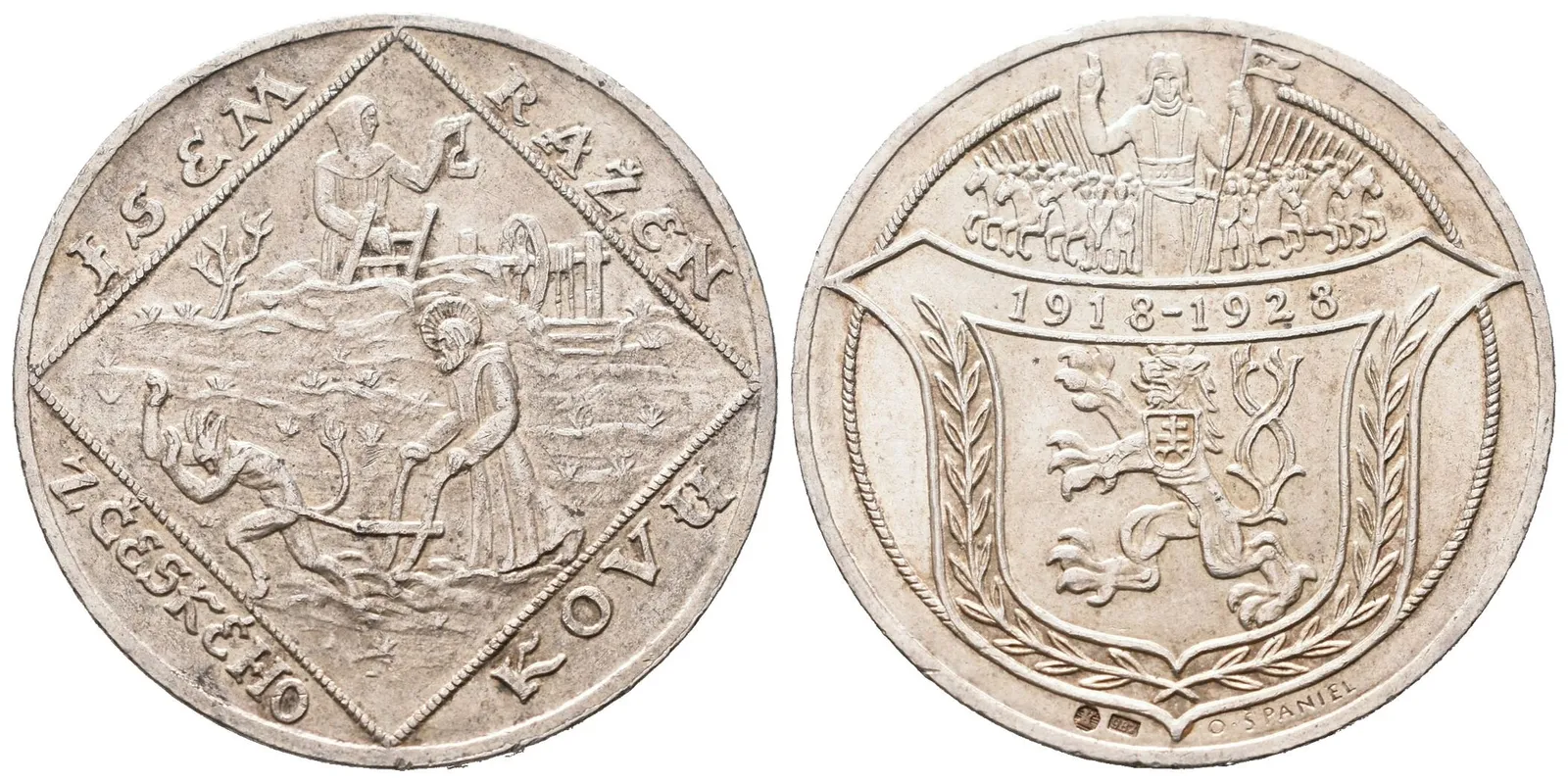 AR Medaile 1928 - 10. výročí vzniku ČSR