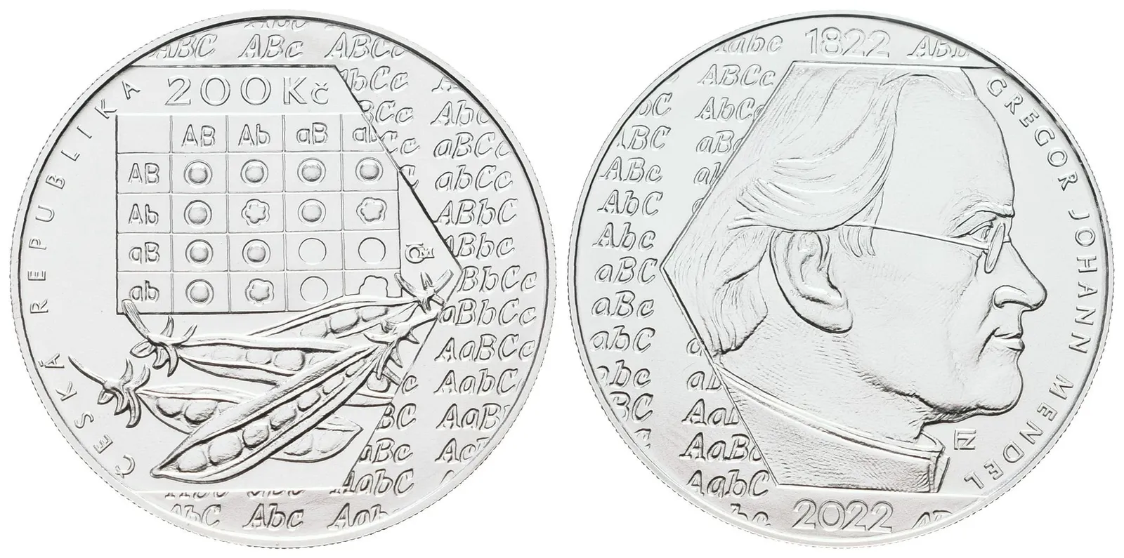 200 Kč 2022 - Gregor Johann Mendel - bez certifikátu