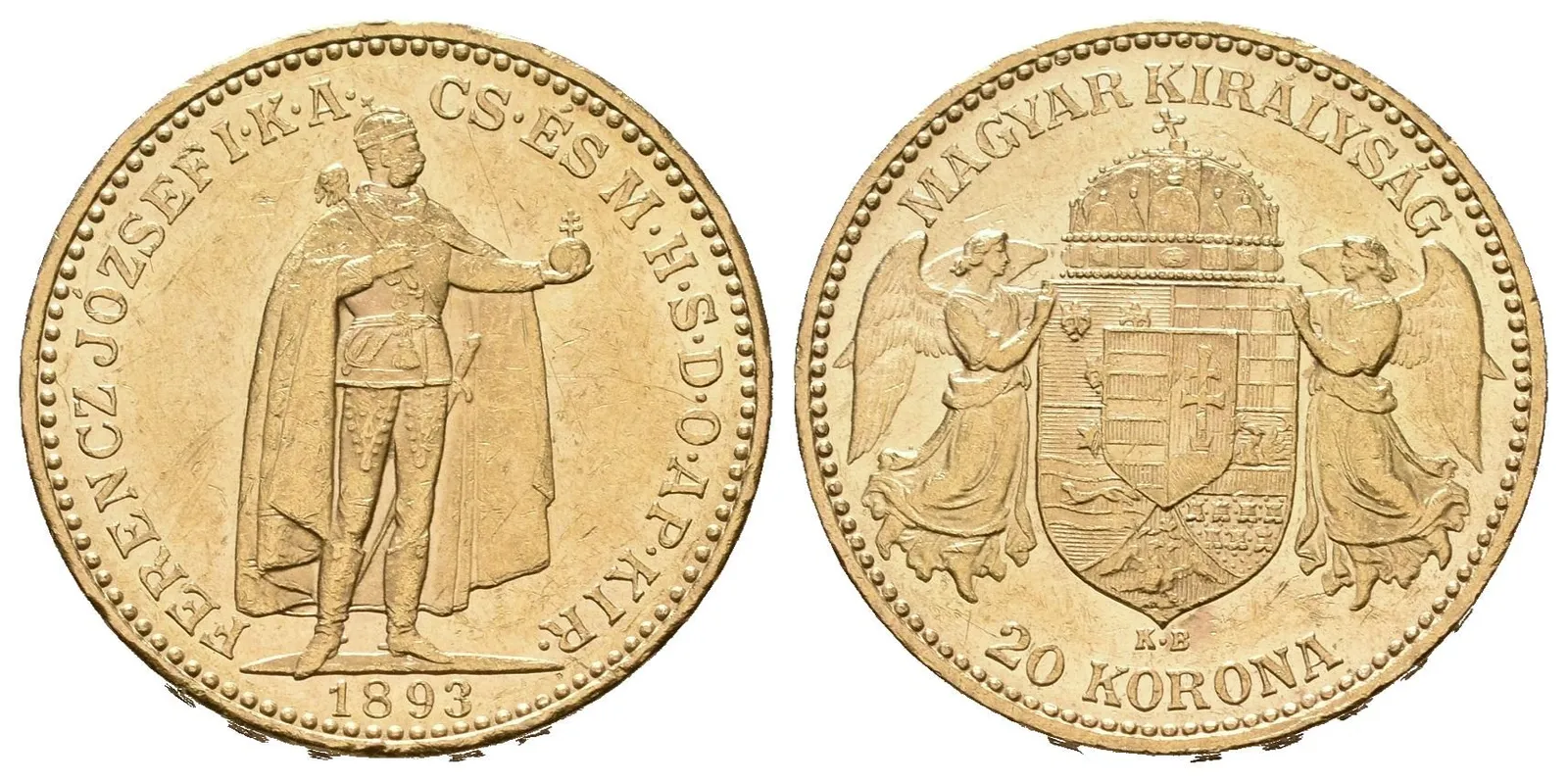 20 Koruna 1893 KB