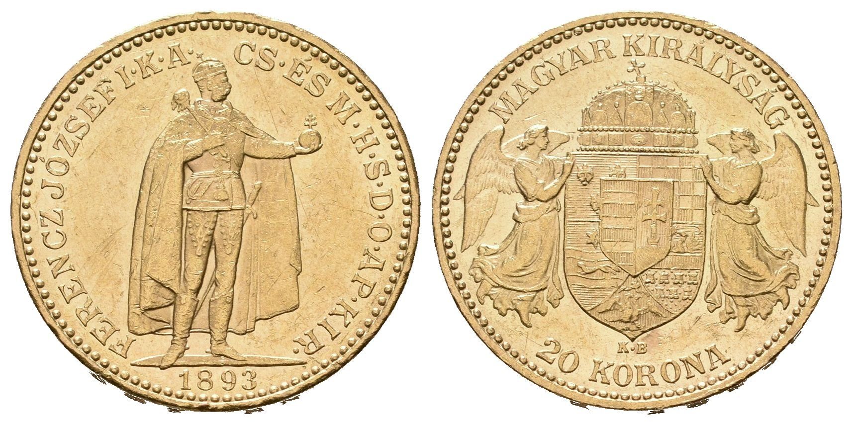 20 Koruna 1893 KB