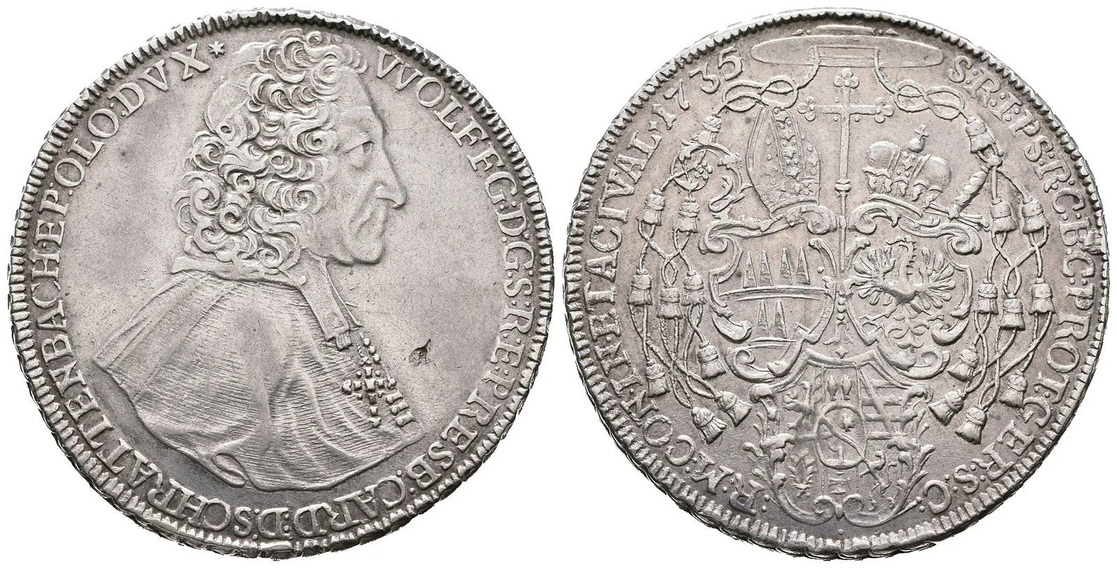 Olomouc - biskupství, Wolfgang von Schrattenbach, 1711 - 1738 — 1