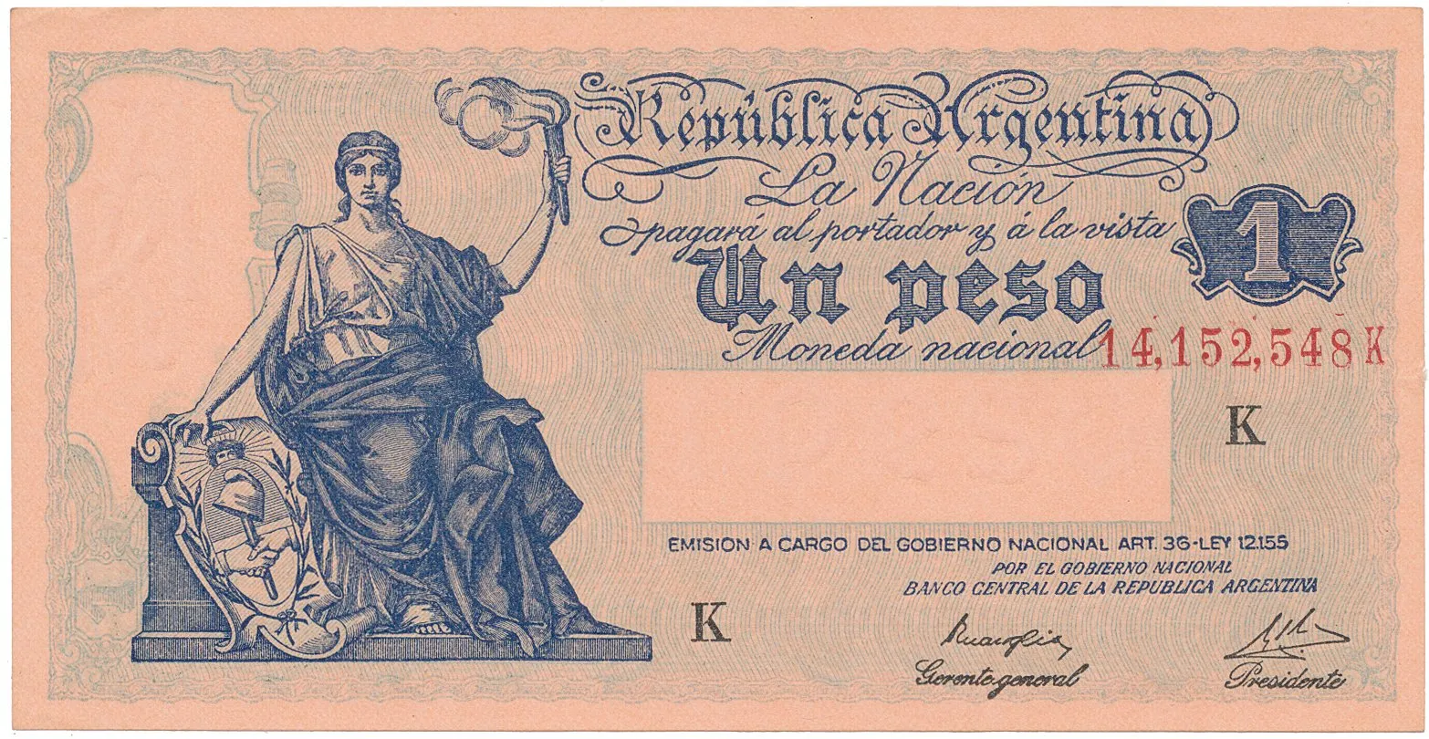 Argentina, 1 Peso (1935), P.251c