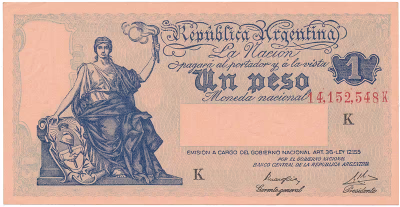 Argentina, 1 Peso (1935), P.251c