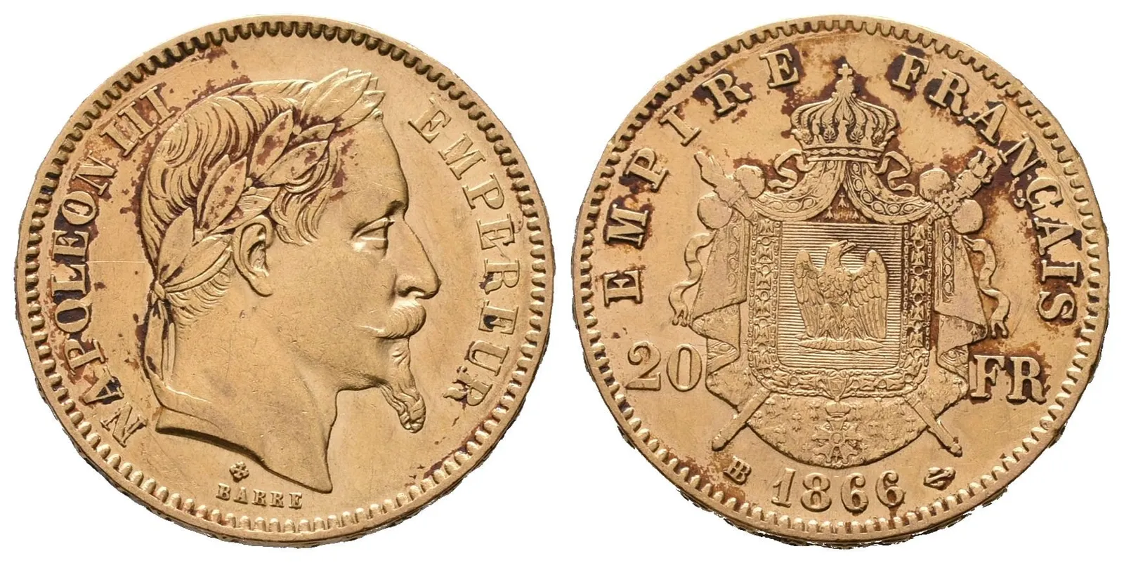 Francie, 20 Frank 1866 BB
