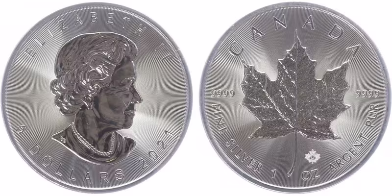 Kanada, 5 Dollars 2021 - Maple Leaf