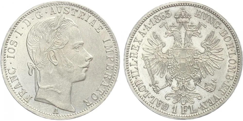 Rakouská a spolková měna, 1857 - 1892 — 1